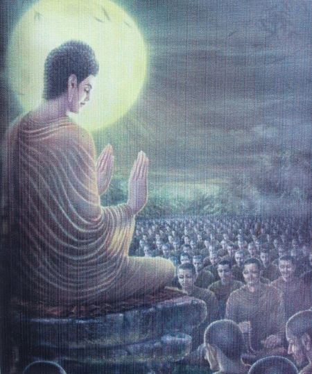 Buda_Siddharta_y_congregacion_de_Monjes